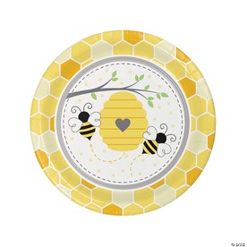 Buzzing Bumblebee Party Paper Dinner Plates - 8 Ct.