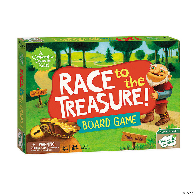 Race To The Treasure Peaceable Kingdom Cooperative Board Game
