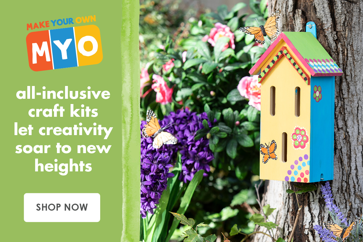 Make Your Own. All-inclusive craft kits let creativity soar to new heights.