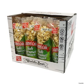 2.5 lbs. Caramel Cob® Soft Popcorn Handout Treat Packs - 16 Pc.