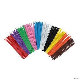 12" Mega Bulk 1000 Pc. Classic Solid Color Chenille Stem Classpack