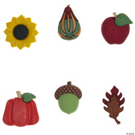 Buttons Galore and More Fall Craft & Sewing Buttons - Harvest Happenings - 18 Buttons