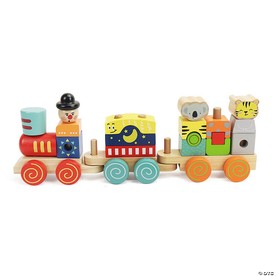 Leo & Friends Block Train Stacking Set