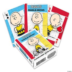 Peanuts Charlie Brown Playing Cards  52 Card Deck + 2 Jokers