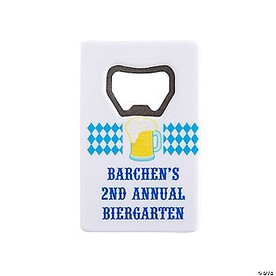Personalized Oktoberfest Bottle Openers - 12 Pc.