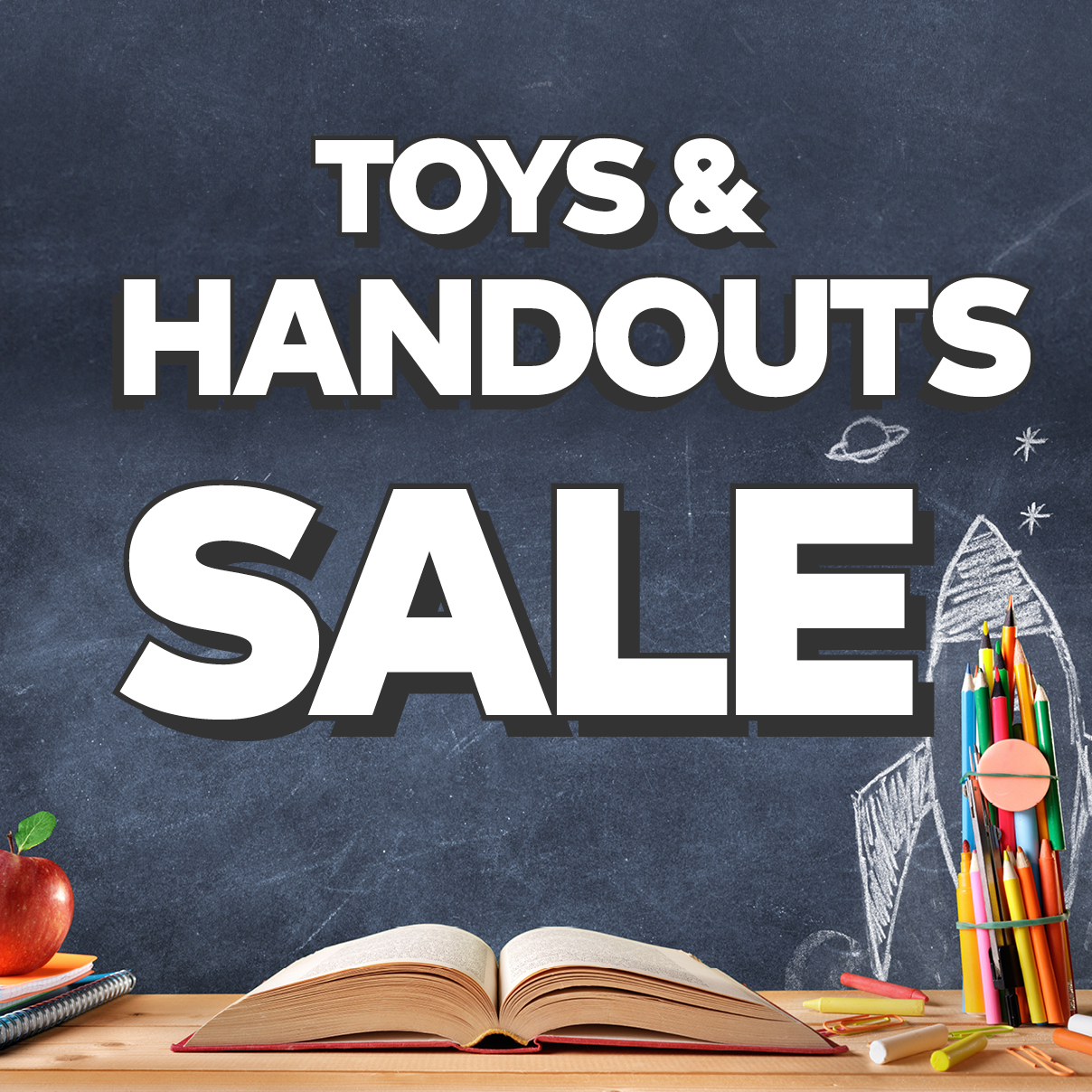 Toys & Handouts Sale