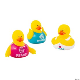 Yoga Rubber Ducks - 12 Pc.