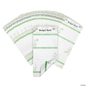 120 Pack Budget Sheets for Cash Envelopes, Account Expense Tracker Pages, 6.5 x 3.1 in