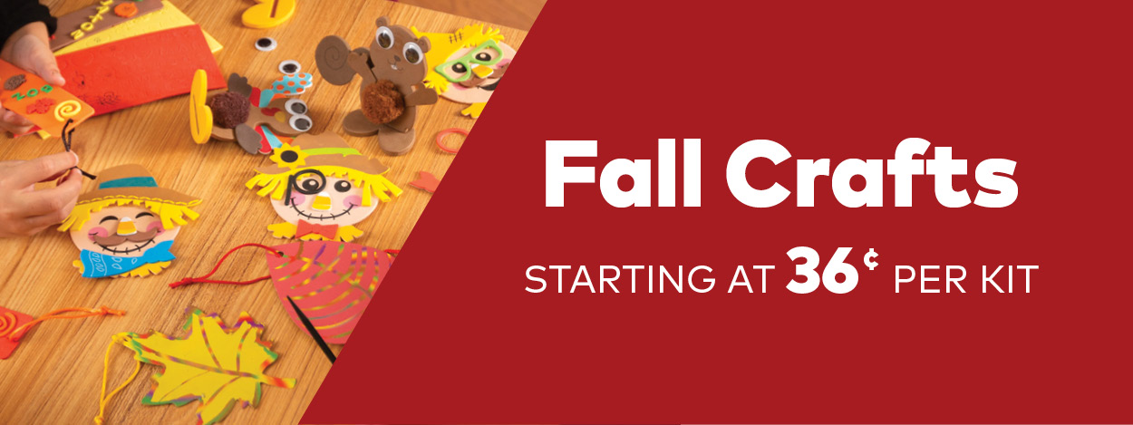 Fall Crafts - Starting at 36 cents per kit