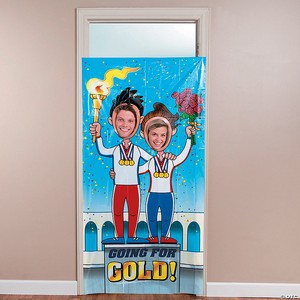 International Games Podium Photo Door Banner