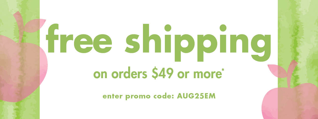Free Shipping on $49 or more