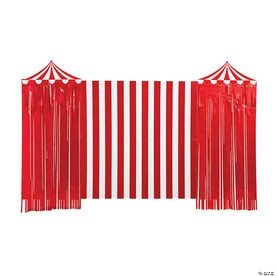 12 ft. x 7 ft. 6" Carnival Big Top Plastic Backdrop Banner- 3 Pc.