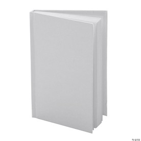 3 3/4" x 5 3/4" DIY Classic White Canvas Journal Books - 12 Pc.