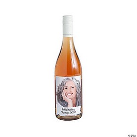 Personalized Photo Wine Bottle Labels - 12 Pc.