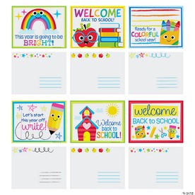 Bulk 48 Pc. Classroom Welcome Postcards
