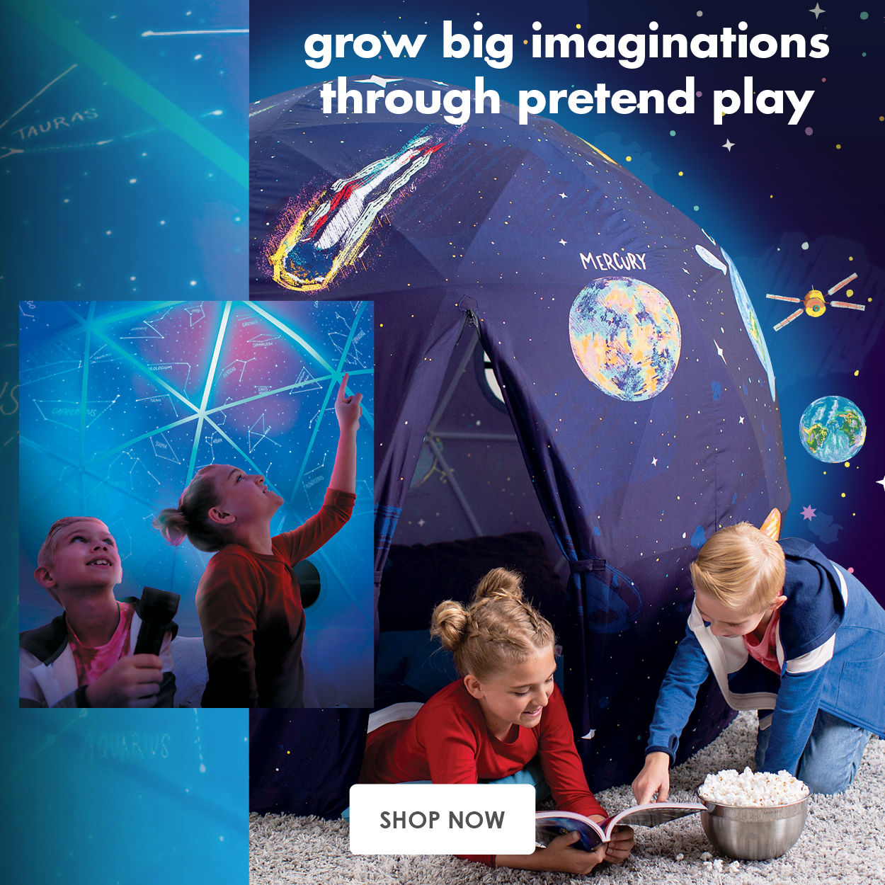 Grow big imaginations through pretend play