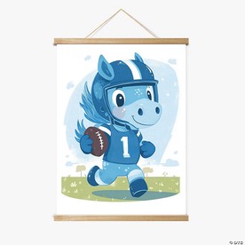 Cody the Dashing Colt Wood Frame Hanger by Dancing Littles Jungle