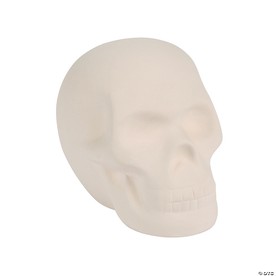 DIY Mini Ceramic Skull - 12 Pc.