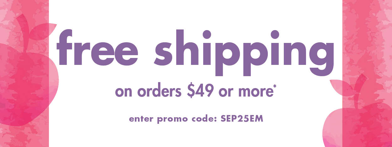 Free shipping on $49 or more! 