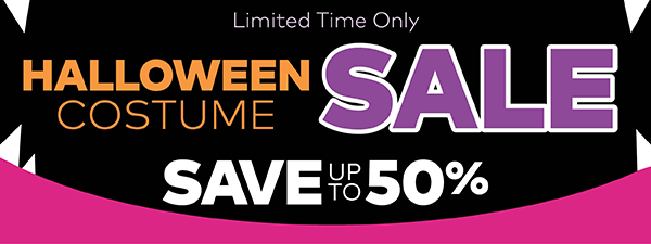 Halloween Costume Sale - Save Up to 50%