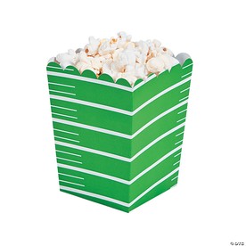 3" x 4" Mini Football Cardstock Popcorn Boxes - 24 Ct.