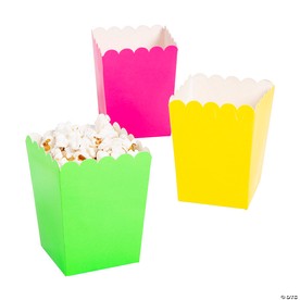 Mini Popcorn Boxes - 24 Pc.