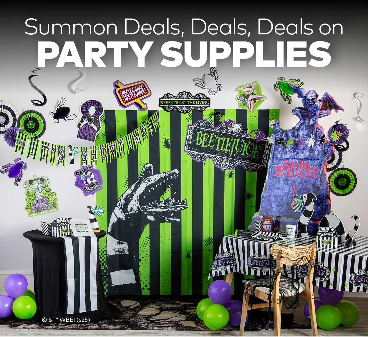 Summon Deals, Deals, Deals on Party Supplies