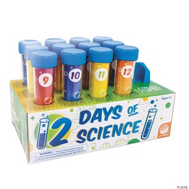 12 Days of Science Experiments Countdown Calendar
