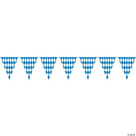 Beistle - Oktoberfest Pennant Banner - 11" x 12' - 12 Pack