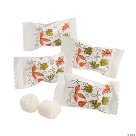 14 oz. Fall Leaves Wrapped Classic Buttermints - 108 Pc.