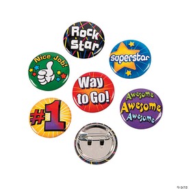 Bulk 48 Pc. Award Mini Buttons
