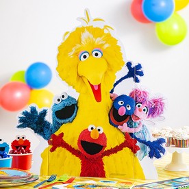 23 1/4" x 25" Sesame Street® Character Tabletop Cardboard Cutout Stand-Up