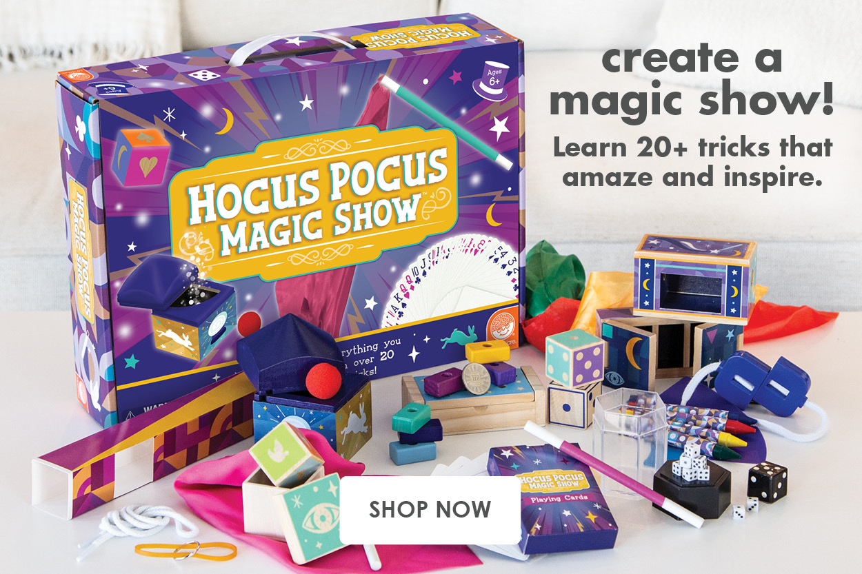 Create a Magic Show with Hocus Pocus Magic Show! Learn 20+ Tricks That Amaze and Inspire.
