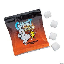 1 Lb. Ghost Poofs Vanilla-Flavored Marshmallow Treat Packs - 54 Pc.