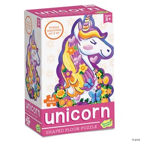 Unicorn Shaped Floor Puzzle