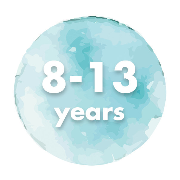 8-13 years