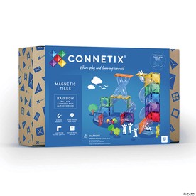 Connetix Rainbow Ball Run Expansion Pack – 66‑Piece Magnetic Motion & Exploration Kit