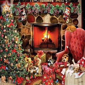 Sunsout Christmas Mayhem 1000 pc  Jigsaw Puzzle