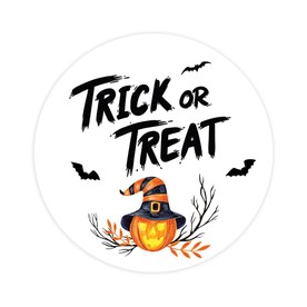 120PCS Halloween Stickers Pack Trick or Treat Pumpkin