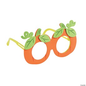 5 3/4" x 3 1/4" Halloween Pumpkin Glasses Craft Kit - Makes 12
