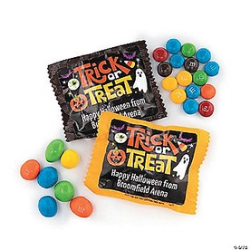 4 lbs. Bulk 96 Pc. Personalized Halloween M&M’s<sup>®</sup> Fun Size Candy Pack Assortment