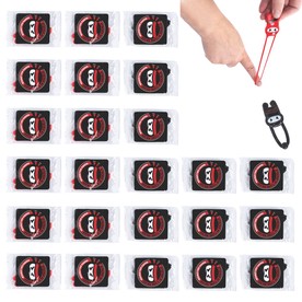 3 1/4" Halloween Stretchy Flying Ninjas with Handout Card for 12