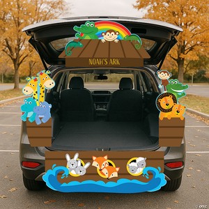 Value Religious Noah's Ark Trunk-or-Treat Cardstock Decorating Kit – 4 Pc.