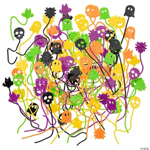 1 1/2" x 8" Bulk 250 Pc. Halloween Sticky Characters on String