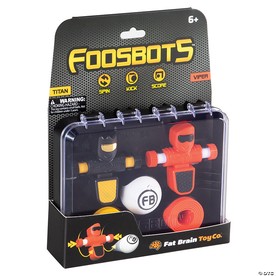 Foosbots On the Go! – Portable Squeeze-and-Kick Tabletop Fun