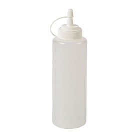 Clear Condiment Squeeze Bottles - 12 Pc.