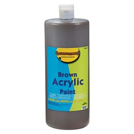 32-oz. Washable Brown Acrylic Paint