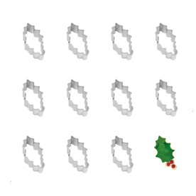 Mini Holly Leaf Cookie Cutters