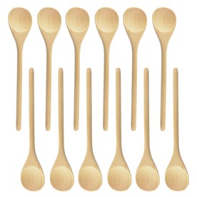 R&M International Wood Spoon 8" Pack Of 12