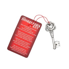 3 3/4" The Innkeeper’s Key Resin Christmas Ornaments with Card - 12 Pc.